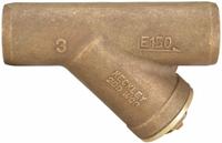 KECKLEY Y Strainer: 3 in, Sweat, Perforated, 0.0469 in Screen Size, Bronze, Fiber, 11 3/4 in Ht (MPN 31SJY-BC045P34-FTI-E). Key specifications — Brand: KECKLEY; Seal Material: Fiber; Manufacturer Part Number: 31SJY-BC045P34-FTI-E; Screen Material: 304 Stainless Steel.