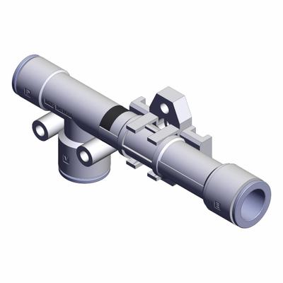 SMC Vacuum Ejector: 90 lpm, 10 mm Push-to-Connect, 12 mm Push-to-Connect, ZH20DSA-10-12-12 - SMC ZH Series Body Ported Vacuum Generators