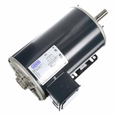 LEESON General Purpose: Rigid Base Mount, Open Drip Proof, 2 hp, 208V AC, 1,750 RPM - Rigid Base 3-Phase General Purpose AC Motors