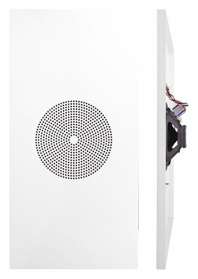SPECO TECHNOLOGIES In-Ceiling Speaker: Powered, 2-Way, 8 ohm Impedance, 12 in Overall Wd - Ceiling-Mount Speakers