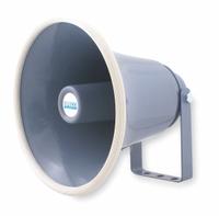 SPECO TECHNOLOGIES PA Weatherproof Speaker: Powered, 1-Way, 8 ohm Impedance, 8 in Overall Wd, SPC15. Key specifications — attr1056470: Indoor; attr1056495: Powered.