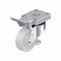 BLICKLE Plate Caster: Nylon Tread, Steel, 100 mm Wheel Dia, 142 mm Mounting Ht, Swivel, Slot (MPN 884647). Key specifications — Brand: BLICKLE.