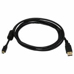 MONOPRICE Standard USB Cable: Type A End 1, Mini B End 2, Black, 36 in Lg, 2.0 USB Specification (MPN 5447). Key specifications — End 1 Connection Type: Type A; Color: Black; Brand: MONOPRICE; End 2 Connection Type: Mini B.