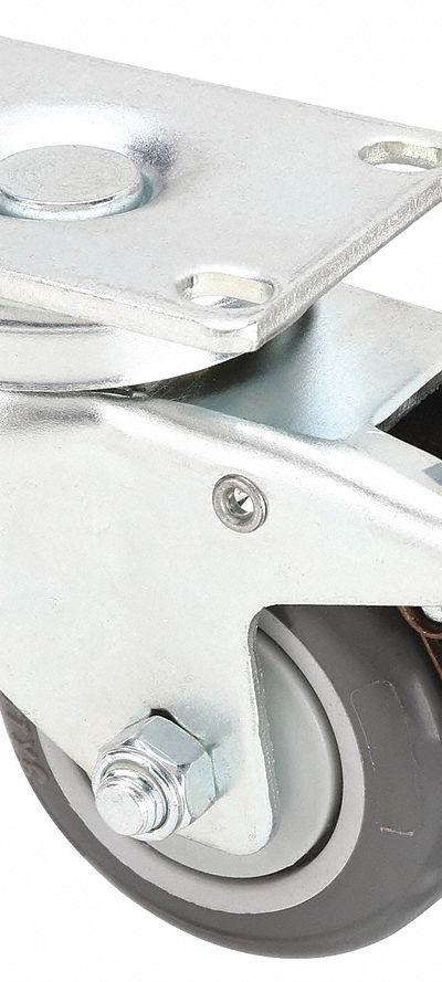 APPROVED VENDOR Plate Caster: Swivel - Light-Duty Plate Casters