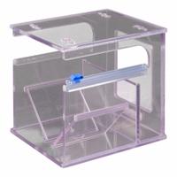 Parafilm Dispenser: PETG, 8 in Overall Lg, 7 1/4 in Overall Thick, 6 3/4 in Overall Wd, Clear (MPN FILMHNG-W). Key specifications — Brand: POLTEX; Product Type: Roll Dispenser; Color: Clear; Material: PETG.