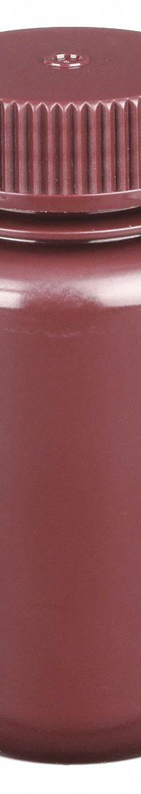 APPROVED VENDOR Reagent Bottle: HDPE, 125 mL, 4 fl oz, Closure Included, Amber, 38-415 mm, Unlined (MPN 6FAN6). Key specifications — Brand: APPROVED VENDOR; Graduated: No; Body Color: Amber.