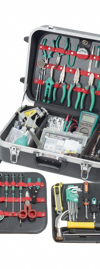 ECLIPSE Tool Kit: 93 Total Pcs, Miscellaneous Tools, Metric/SAE, Tool Case - Tool Sets with Tool Case