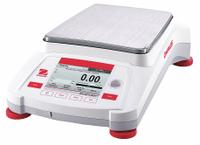 OHAUS Compact Bench Scale: 1,520 g Capacity, 0.01 g Readability, 0.01 g Repeatability, ABS (MPN AX1502N/E). Key specifications — Brand: OHAUS; Display Type: VGA Touchscreen.