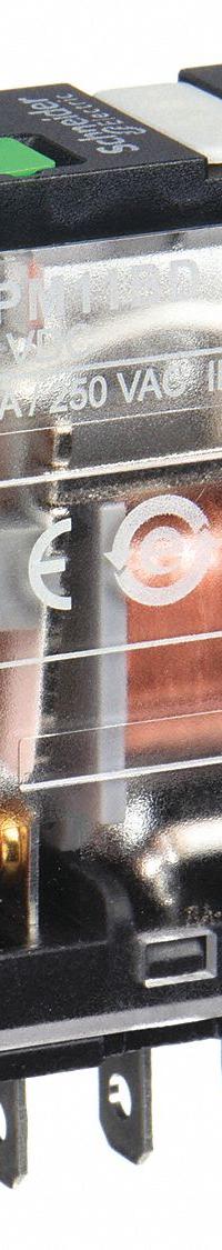 SCHNEIDER General Purpose Relay: Socket Mounted, 15 A Current Rating, 24V DC, SPDT, 5 Pins/Terminals (MPN RPM11BD). Key specifications — Brand: SCHNEIDER; Base Type: Square; Mounting Style: Plug-In; Pin Shape: Flat; Electrical Connection: Quick-Connect; Manufacturer Part Number: RPM11BD; Series: Harmony™ RPM Series.