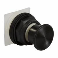 SCHNEIDER Mushroom Head Push Button: Black, 30 mm Mounting Size, Non-Metallic, Momentary (MPN 9001SKR24B). Key specifications — Brand: SCHNEIDER; Action: Momentary; Series: 9001SK; Push Button Material Type: Non-Metallic.