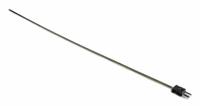 DAYTON Thermocouple Probe: -346°F to 2,193°F /-210°C to 1,200°C, Type J, Rounded Tip, 24 in Probe Lg (MPN 36GK76). Key specifications — attr1275752: 20 AWG; attr1275757: 24 in; attr1275763: ±1.1 % Below 293 °C, ±0.4 % Otherwise; attr1275765: 36GK76; attr1275769: DAYTON; attr1434700: Hose Clamp.