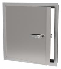 BABCOCK-DAVIS Access Door: 48 in Ht, 48 in Wd, Piano Hinge, Exposed Flange, Steel, 24 ga, Mill, Gray (MPN BXTA4848). Key specifications — Brand: BABCOCK-DAVIS; Hinge Type: Piano; Metal Material Gauge: 24 ga; Mounting Location: Wall; Flange Type: Exposed; Material: Steel.