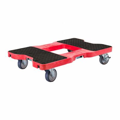 SNAP-LOC General Purpose Dolly: 1,200 lb, Red, 32 in L x 21 in W x 7 in H Deck, Textured - General Purpose Dollies with E-Track Fittings