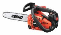 ECHO Gas-Powered Chainsaw: 12 in Bar Lg, Top Handle, Auto/Adj/Auto Chain Oiler, 1.7 hp Horsepower (MPN CS-271T-12). Key specifications — Engine Cycle: 2-Cycle; Brand: ECHO; Chain Oiler: Auto/Adjustable.