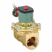 REDHAT Solenoid Valve: 2-Way, Normally Closed, 1 1/2 in Pipe Size, 120V AC, Watertight, High Flow (MPN 8210G056). Key specifications — Pipe Size: 1-1/2 in; Voltage: 120V AC; Brand: REDHAT; Coil Enclosure: Watertight.