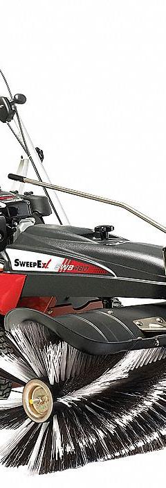 SWEEPEX Walk Behind Sweeper: 48 in Tool Wd, 48 in Brush Wd, 16 in Brush Dia, 4.8 hp Horsepower (MPN SWB-480). Key specifications — Start Type: Recoil; Manufacturer Part Number: SWB-480; Brand: SWEEPEX; Engine Brand: Honda; Engine Cycle: 4-Cycle.