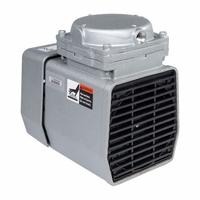 GAST Compressor/Vacuum Pump: 21/64 hp, 110/115V AC, 25.5 in Hg Max Vacuum, 1/4 in NPT Inlet Size (MPN DOA-P707-FB). Key specifications — attr50671: 110/115V AC; attr50650: 0.9 cfm @ 30 psi; attr50635: GAST.