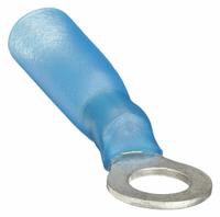 GRAINGER Ring Terminal: Blue, Heat Shrink Insulation, #10 Stud Size, 16 AWG to 14 AWG Wire Sizes (MPN 4FRF4). Key specifications — Brand: GRAINGER.