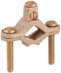 Grounding Connector: Bronze, 1/2 in to 1 in Pipe/#4 to #8 Rebar, Direct Burial (MPN C11D). Key specifications — Brand: BURNDY; Description/Special Features: Direct Burial; For Use With: Pipe; Grounding Wire Size: 10 to 2 AWG SOL; Material: Bronze; Grounding Wires Connected To: #4 to #8 Rebar; Manufacturer Part Number: C11D.