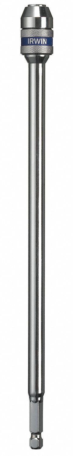 IRWIN Bit Holder: Bit Holder, Power, 3/8 in Compatible Bit Size, Hex Compatible Bit Shank - Extended-Reach Bit Holders