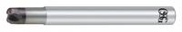 OSG Corner Radius End Mill: Carbide, WXS Coated, 3 Flute, 1/8" Mill Dia, 0.06" LOC, 1/32" Rad (MPN 44700111)