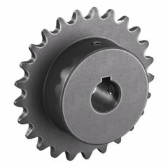 TSUBAKI Single Strand Sprocket: 35, For 3/8 in Chain Pitch, 5/8 in Bore Dia, 25 Teeth, Steel (MPN 35B25F-5/8). Key specifications — Brand: TSUBAKI.