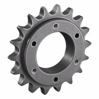TSUBAKI Sprocket: For 60 Chain, 18 Teeth, 4.319 in Pitch Dia, 4.7 in Outside Dia, Steel (MPN 60SDS18). Key specifications — Brand: TSUBAKI; Required Bushing Series: SDS.