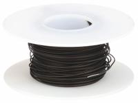 OK INDUSTRIES Spooled Wrapping Wire: 100 ft Overall Lg, 26 AWG Conductor Size, Black (MPN R26BLK-0100). Key specifications — Manufacturer Part Number: R26BLK-0100; Brand: OK INDUSTRIES; Conductor Insulation Material: PVDF; Standards: UL 1422; Series: Kynar®; Wire Type (Not for Merchandising): Standard Wire Jacket.