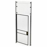 HUSKY RACK & WIRE Swing Door: 10 ft H x 4 ft W x 1 3/4 in D, Black, Powder-Coated (MPN V220410-091). Key specifications — attr1283297: Powder-Coated; attr1283316: Steel; attr1283323: Left; attr1283313: Yes; attr1283333: HUSKY RACK & WIRE.