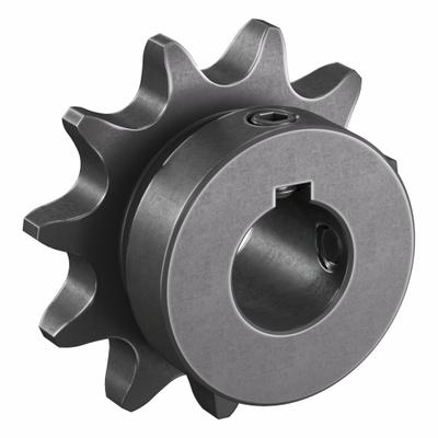 TSUBAKI Single Strand Sprocket: 40, For 1/2 in Chain Pitch, 5/8 in Bore Dia, 11 Teeth - Size 40 Fixed-Bore Roller Chain Sprockets
