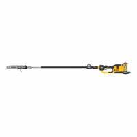 DEWALT Pole Saw: 10 in Blade Lg, 95 in Reach, 15 Ah, 60 V, Includes: Tool /1 Battery /1 Charger (MPN DCPS673Z1). Key specifications — attr977593: Pole Saw; attr988039: DCPS673Z1; attr977546: 15 Ah; attr1030094: No.