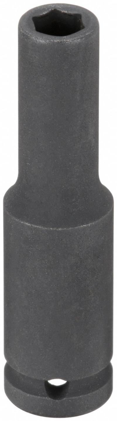 WESTWARD Impact Socket: 1/4 in Drive Size, SAE, 3/16 in Socket Size, 6-Point, Deep - 1/4" Drive Impact Sockets