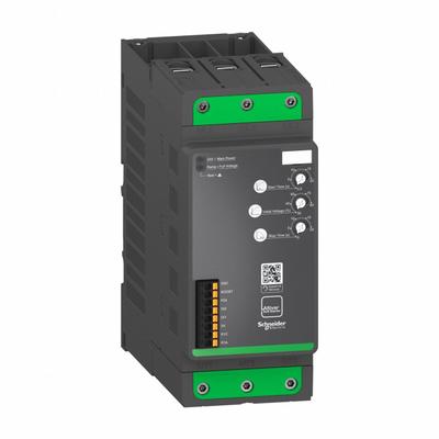 SCHNEIDER Soft Start: 200-480V AC, 80 A Output Current, With Bypass, IP20, 60/50 Hz - Schneider Altistart ATS 130