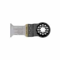 METABO Oscillating Tool Blade: 1 5/16 in Blade Wd, 1 5/8 in Overall Lg, Plunge Cutting, Bi-Metal (MPN 626953000). Key specifications — attr1097473: Metal; attr1097476: METABO; attr1097456: Plunge Cutting.