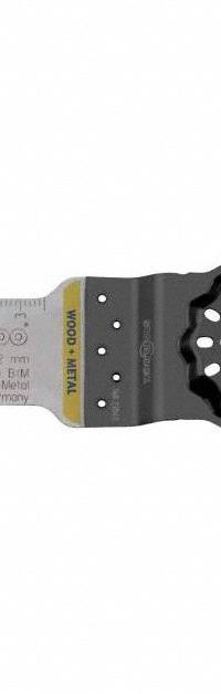 METABO Oscillating Tool Blade: 1 5/16 in Blade Wd, 1 5/8 in Overall Lg, Plunge Cutting, Bi-Metal (MPN 626953000). Key specifications — attr1097473: Metal; attr1097476: METABO; attr1097456: Plunge Cutting.