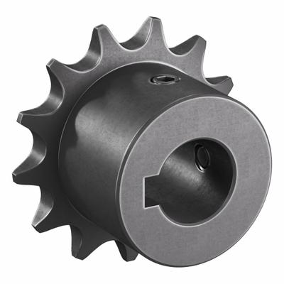 TRITAN Roller Chain Sprocket: 06B, For 3/8 in Chain Pitch, 14 mm Bore Dia, 13 Teeth - Size 06B Fixed-Bore Roller Chain Sprockets