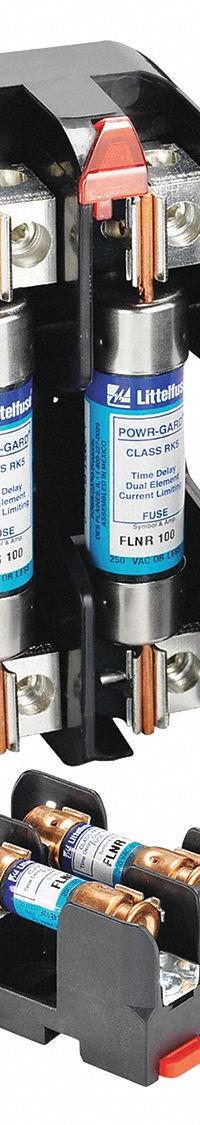 LITTELFUSE Fuse Block: Open Block Design, 1 Pole, 250 V AC, Box Lug, Non-Indicating (MPN LFR254001C). Key specifications — Brand: LITTELFUSE.