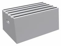 DPI Step Stool: 1 Steps, 11.5 in Overall Ht, 500 lb Load Cap, Plastic, 11.5 in Standing Ht (MPN ST18-07). Key specifications — Brand: DPI; Color: Gray.