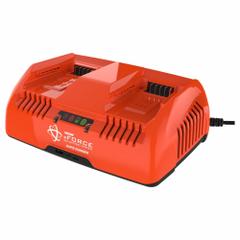 ECHO Charger: For 56V DC Battery Volt, Rapid, Simultaneous, 8 Ah Battery Capacity Charged in 1-Hour (MPN LC-56V5A2AB). Key specifications — Charger Input Voltage: 120V AC; Charging Port Voltage: (2) 56V; For Battery Voltage: 56V DC.