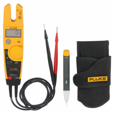 FLUKE Digital Multimeter Clamp On Kit: Volt Tester, CAT III 600V/CAT IV 1000V - Clamp Meter & Additional Instrument Kits