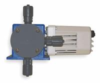 CHEM-TECH Chemical Metering Pump: Electric Motor, 115V AC, 1/60 hp HP, PVC Head, 10:1, ABS/Acrylic (MPN X015-XA-BAA8G19). Key specifications — attr1289746: CHEM-TECH; attr1289749: CSPE/PTFE/Viton™; attr1289771: ±2.0%; attr1289789: 115V AC; attr1321889: Ceramic; attr1361777: PVC; attr1395495: CSPE.