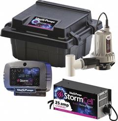 LIBERTY PUMPS Battery Backup Sump Pump: 12V DC, 1/3 hp, Dual Micro-Reed Float, 22 ft Max. Head (MPN 442-25A). Key specifications — Pump Rated Voltage: 12V DC; Brand: LIBERTY PUMPS; Includes: Battery Charger; Switch: Dual Micro-Reed Float.