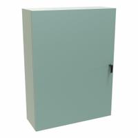 HAMMOND Electrical Enclosure: Steel, 48 in x 36 in x 12 in, NEMA 12/3R/4, Solid Cover, Hinged (MPN EN4SD483612GY). Key specifications — Closure Method: Latches; Brand: HAMMOND; Knockouts: Not Included.