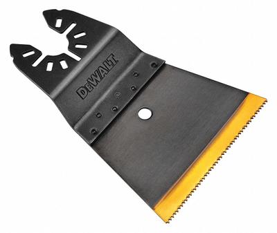 DEWALT Oscillating Tool Blade: 2 1/2 in Blade Wd, 2 1/2 in Overall Lg, Plunge Cutting - Open-Back Universal OIS Mounted Blades