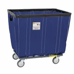R&B WIRE PRODUCTS INC. Basket Truck: 7.5 cu ft, 600 lb, 30 in L x 20 in W x 22 1/2 in H, Navy Blue (MPN 406SOC/ANTI/NVY). Key specifications — Brand: R&B WIRE PRODUCTS INC.; Liner Color: Navy Blue; Caster/Wheel Configuration: (4) Swivel; Assembled/Unassembled: Assembled.