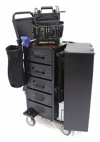 MOBILE SHOP Tool Utility Cart: Black / Black Drawer, 16 in Wd, 36 in Dp, 39 1/2 in Ht, No Lid (MPN MS-H3O-EMTY). Key specifications — attr1116772: MOBILE SHOP; attr1116768: Padlock.