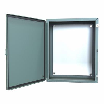 HAMMOND Electrical Enclosure: Steel, 30 in x 24 in x 12 in, NEMA 12/13, w/Panel - Steel Dust-Tight Enclosures