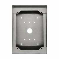 AIPHONE Angle Box: Angle Box, 2 1/4 in Overall Dp, 10 7/16 in Overall Ht, 5 1/2 in Overall Wd (MPN SBX-DVF). Key specifications — Brand: AIPHONE; Compatible Product Type: Video Door Stations; Compatible with Series: JO-DVF; Manufacturer Part Number: SBX-DVF; Features: Vandal Resistant; Includes: Mounting Hardware; Product Type: Angle Box.