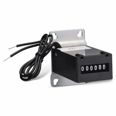 TRUMETER Electromechanical Counter: Rear Panel Mounting, 2 1/4 in x 1 1/2 in - Electromechanical Counters