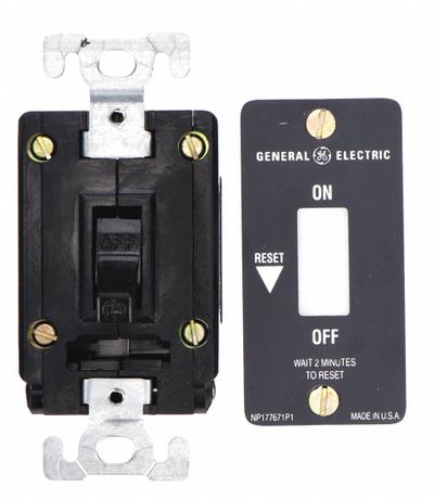 GE Manual Motor Starter: Non-Reversing, 2 Poles, 16 A, Thermal Protection - Non-Reversing Starters with Thermal Overloads
